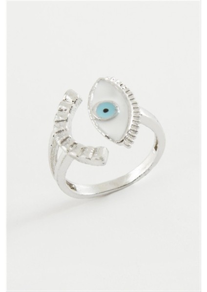 Göz Mineli Metal Yüzük modelleri