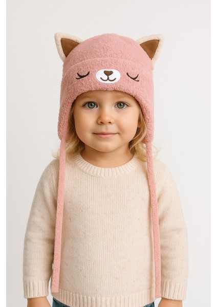 Içi Polar Kışlık Çocuk Bere / Kız Erkek Unisex Şapka