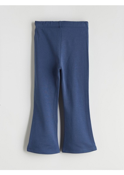 Yeni Sezon Beli Lastikli Ispanyol Paça Kız Çocuk Tayt modelleri