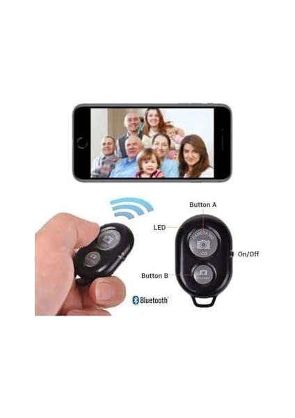 Kumanda Shutter Tüm Telefonlara Uyumlu Video Selfie ve Fotoğraf Çekme modelleri