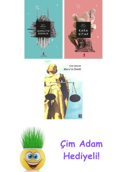Esat Arslan 3 Kitap Seti + Çim Adam Hediye