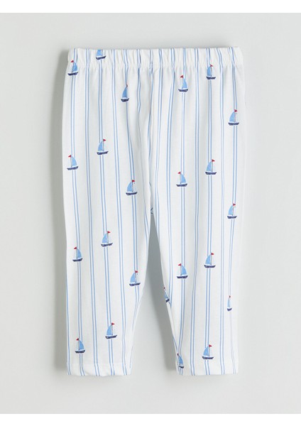 Yeni Sezon Resort Yaka Çizgili Erkek Bebek Pijama Takım indirimleri