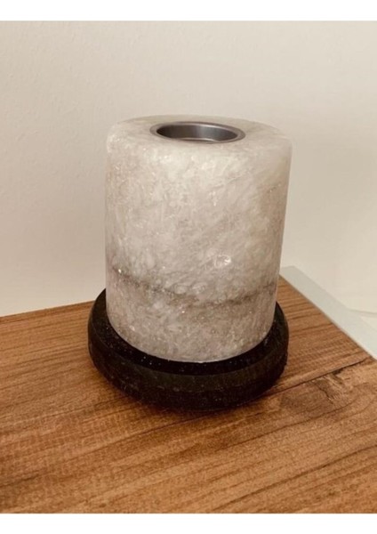 Gri Çankırı Tuzu ile Tuzdan Koku Lambası, Doğal ve Şık Dekorasyon Ürünü fiyatları