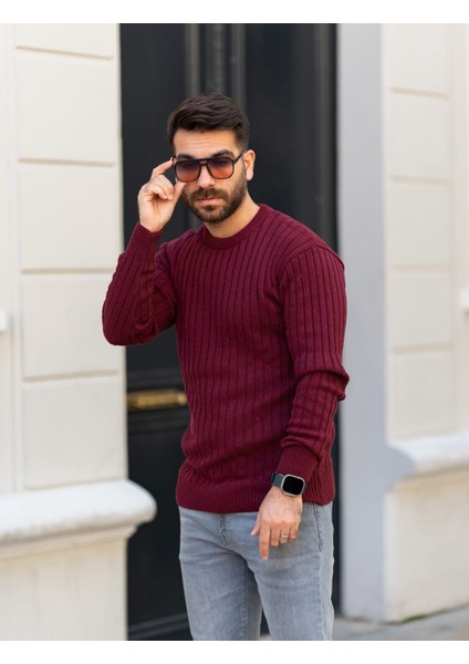 Bisiklet Yaka Triko Kazak modelleri