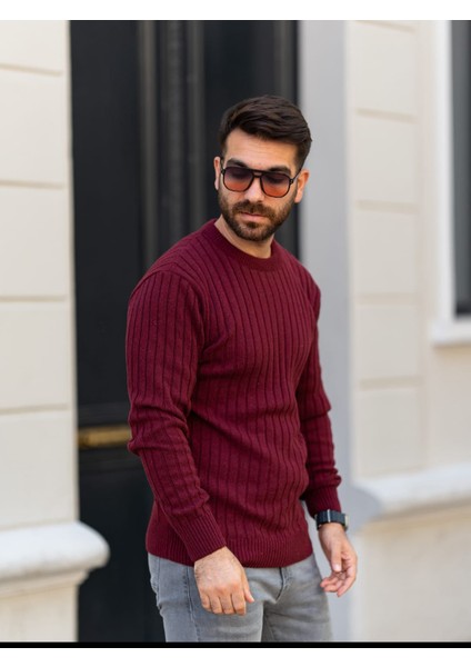 Bisiklet Yaka Triko Kazak fırsatları