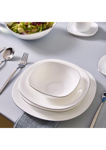 Rain 41 Parça 6 Kişilik Opal Yemek Takımı