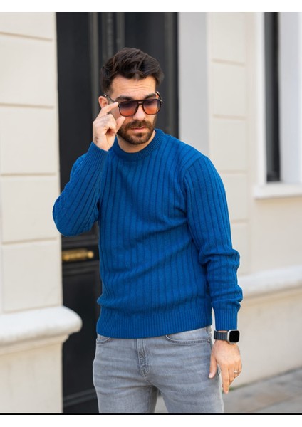 Bisiklet Yaka Triko Kazak modelleri