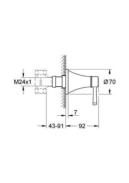 Stop Valf Grandera Krom – 29420000 modelleri