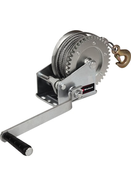 El Vinci Tc-Wı 800 (Maks. Taşıma Kapasitesi 800 Kg, 20 Metre Uzunluğunda Bükülmez Çelik Halat, Geri Dönüş Kilidi, Yumuşak Tutma Sapı, Emniyet Kapaklı Yük Kancası Dahil) - 2260170