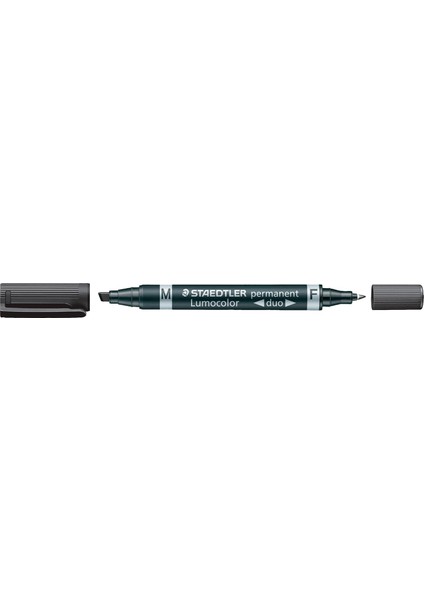 Kalıcı-Marker Duo, Konik Baş Kısım, Siyah ve = 1