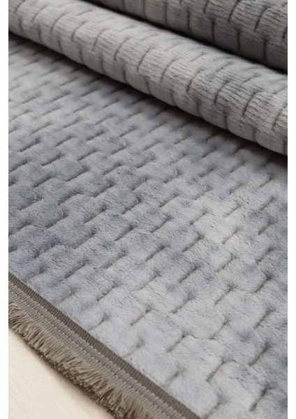 Şık ve Kaymaz Tabanlı Gri Halı, Dayanıklı ve Yıkanabilir, Çok Amaçlı Kullanım Için Ideal fiyatları