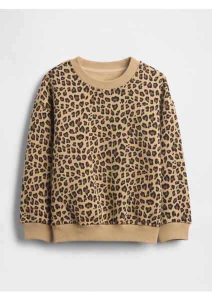 Kız Bebek Kahverengi Vintagesoft Sweatshirt