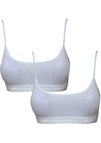 Pedli Ip Askılı Beyaz Büstiyer 2 Adet fiyatları