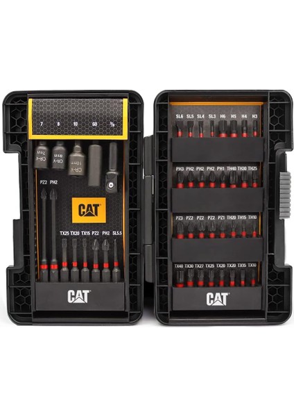 DA01902 45 Parça Manganez Fosfat Alaşımlı Vidalama Uç Seti