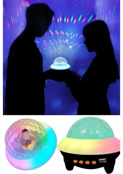 Renkli Led'li Müzikli Tavan Projektör ve Gece Lambası modelleri