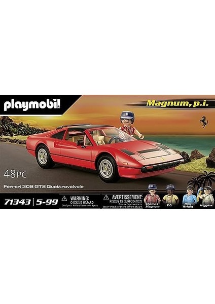 Famous 71343 Magnum, P.ı. Ferrari 308 Gts Quattrovalvole, Süper Spor Araba, Araba Hayranları Için Parçası, ve 5 Yaşından Büyük Çocuklar Için Oyuncak fiyatları