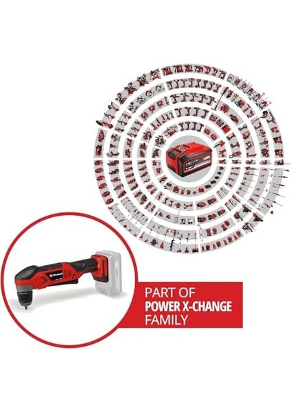 Akülü Açılı Vidalama Te-Ad 18 Li-Solo Power X- (18 V, 45 Nm, 10 mm Hızlı Sıkma Mandren, LED Işık, Döndürülebilir Akü Yuvası, Akü Dahil Değildir) - 4514290 modelleri