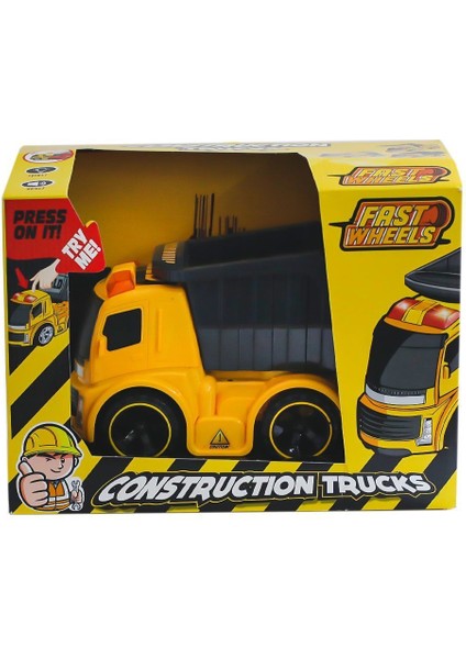 ER-242 Fast Wheels Inşaat Araçları Damperli Kamyon -Erdem Oyuncak