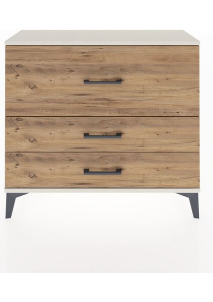 Arges Şifonyer 3 Çekmeceli 88X30X80 Aytaşı-Çam