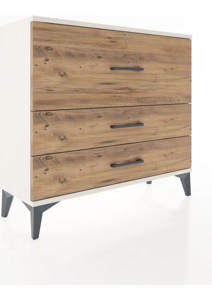 Arges Şifonyer 3 Çekmeceli 88X30X80 Aytaşı-Çam fiyatları