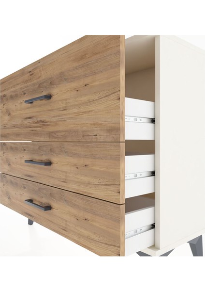 Arges Şifonyer 3 Çekmeceli 88X30X80 Aytaşı-Çam indirimleri