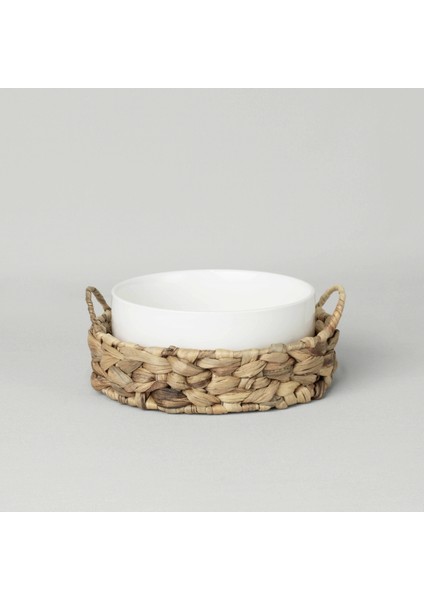 Straw Porselen 22,6x8,5 cm Sunum Kasesi