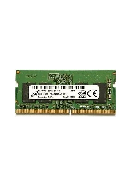 Mıcron 8gb Ddr4 3200MHZ CL22 Notebook Ram MTA4ATF1G64HZ-3G2FA (Kutusuz)