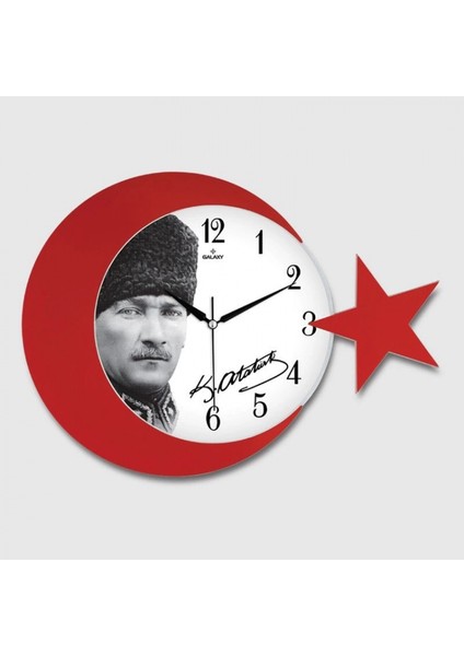 Ay Yildiz Duvar Saati 134-2