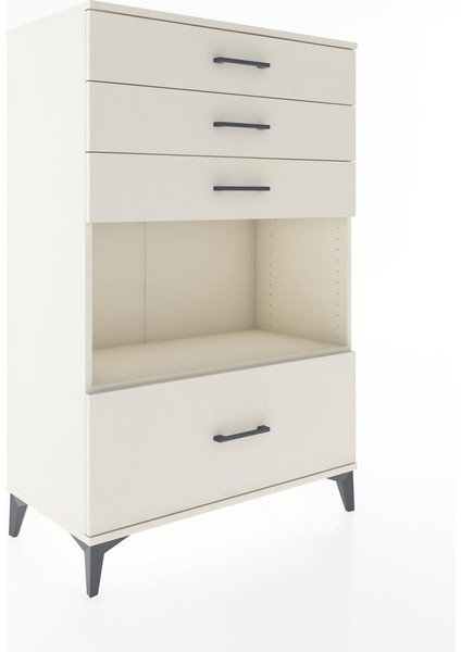 Hyperion Dolap Tek Raflı 4 Çekmeceli 88X44X134 Aytaşı-Aytaşı fiyatları