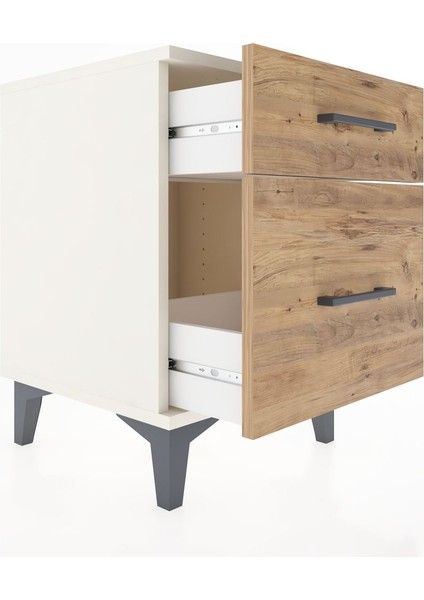 Hyperion Komodin 2 Çekmeceli 44X44X64 Aytaşı-Çam fırsatları