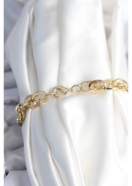 Bfs Pirinç Gold Renk Zincir Model Kadın Bileklik fiyatları
