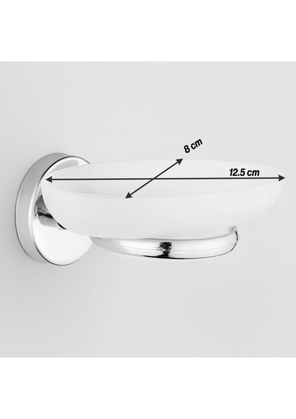 Krom Duvar Tipi Sabunluk Banyo Tuvalet Mutfak Için Şık Metal Modern ve Dayanıklı Tasarım Aksesuar fiyatları