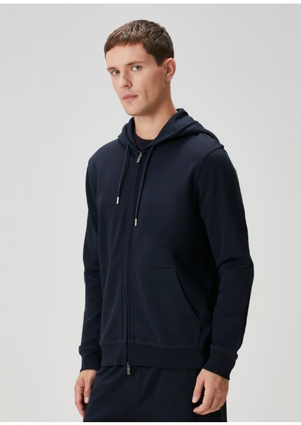 Lacivert Kapüşonlu Sweatshirt fırsatları