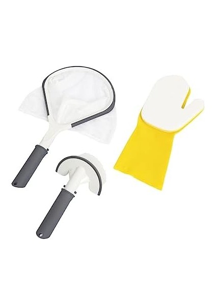 – Temizlik Seti Lay–z Spa – 3 Adet – Ağ – Temizleme Fırçası – Ovma Eldiveni fiyatları
