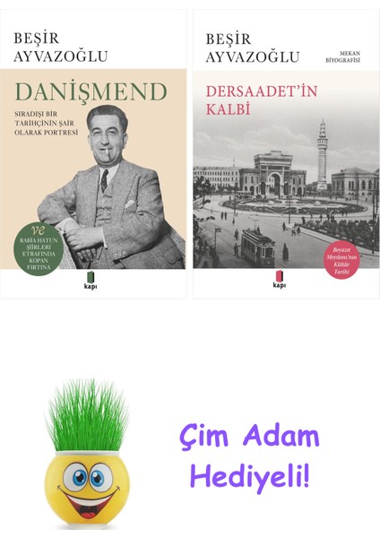 Beşir Ayvazoğlu 2 Kitap Seti + Çim Adam Hediye