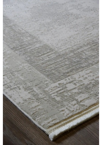 Aneto Çerçeveli Krem Akrilik Makine Halısı fiyatları