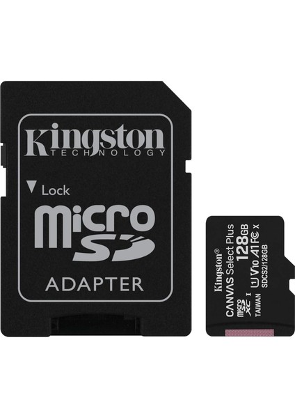 Canvas Select 128GB Uhs-I, U1, V10 Microsd Hafıza Kartı SDCS2/128GB Siyah