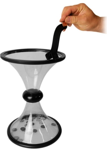 Eğlenceli Huni Şeklinde Ilginç Şeffaf Para Biriktirme Kumbarası (4172) fiyatları