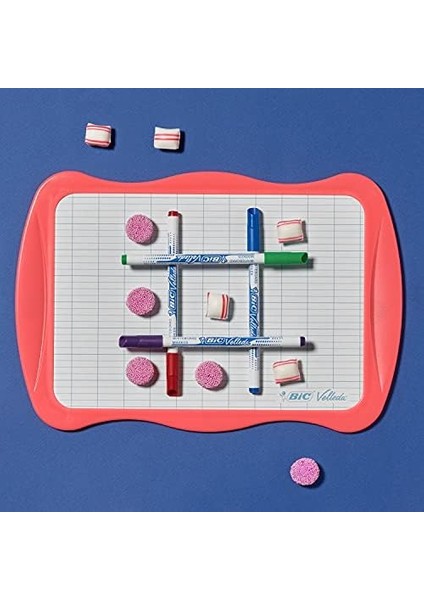 Velleda Mini Beyaz Tahta, 1721, Silgi, 20 x 30 Cm. Yazı Tahtası, Mavi ve Silgi ile Birlikte modelleri