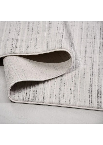 Polla Modern Beyaz Polyester Kaydırmaz Taban Makine Halısı fırsatları