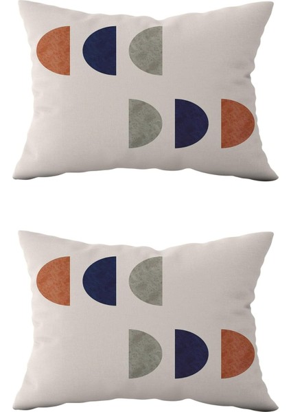 Çift Taraflı Dikdörtgen Kırlent Kılıf 2&apos;li DS59