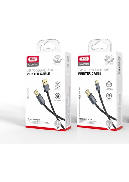 Is Beauty USB Yazıcı Kablosu GB010A, Usb-A Dan Usb-B Ye, Örgü Kablo, Yazıcı, Tarayıcı, Fax, Kurulum, 1.5 Metre, USB 2.0, Siyah fiyatları