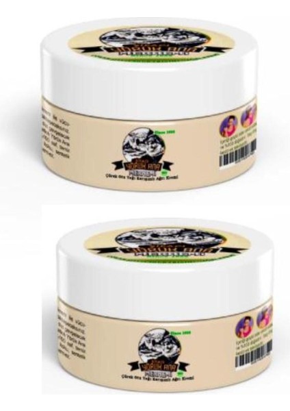 Yörük Ana Çörek Otu Yağı Karışımlı Vücut Sızıları Için Ağrı ve Masaj Bakım Kremi 50 ml 2 Adet