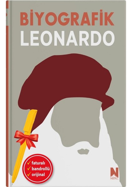 Alfa Kalem+ Biyografik Leonardo (Ciltli) (Andrew Kirk) Yeni Nepal Kitap