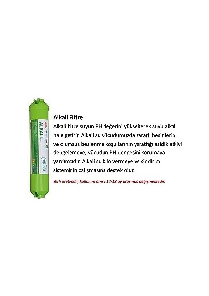 Post Karbon - Alkali - Mineral 3&apos;lü Su Arıtma Filtresi (Tüm Cihazlarla Uyumludur) fiyatları