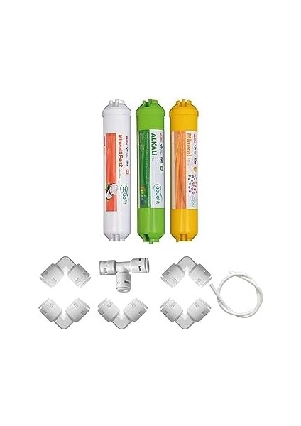 Post Karbon - Alkali - Mineral 3&apos;lü Su Arıtma Filtresi (Tüm Cihazlarla Uyumludur) modelleri