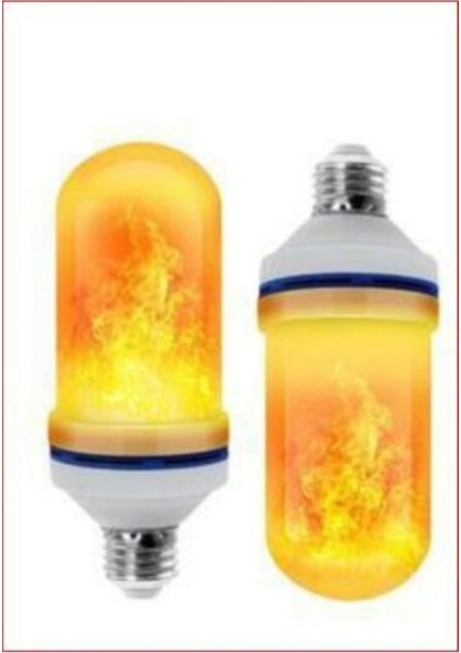 Renkli Alev Efektli 5W E27 LED Ampul, Sıcak ve Canlı Atmosfer Yaratır