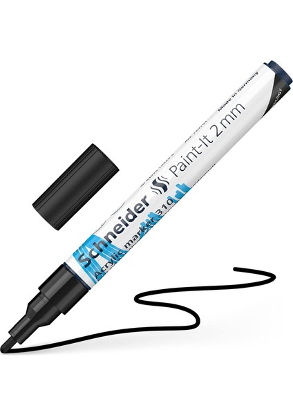 Akrilik Marker Kalem 310 2mm 101 Black