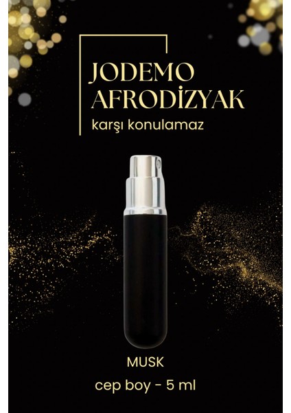 2 Adet Afrodizyak Etkili Erkek Parfüm Cep Boy Musk 5ml
