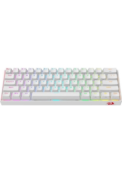 Redragon K530W Draconıc Pro Q Tr 60% Kompakt Kablosuz-Bluetooth 2.4g Swıtch Mekanik Klavye Beyaz fiyatları